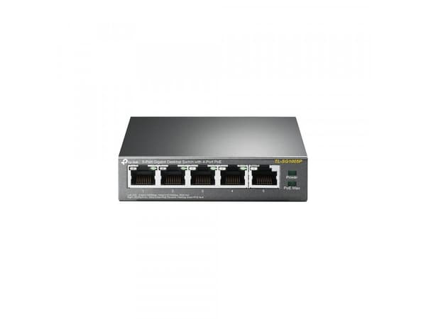 TP-Link TL-SG1005P, Ohanterad, Gigabit Ethernet (10/100/1000), Strömförsörjning via Ethernet (PoE) stöd