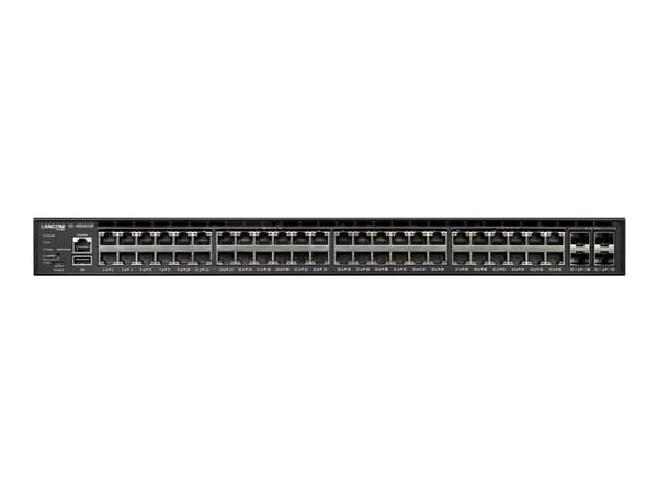 LANCOM XS-4554YUP - Switch - staplingsbar, multi-gigabit, för stora krävande infrastrukturer - L3 - Administrerad - 36 x 100/1000/2.5G (PoE++) + 12 x Svart