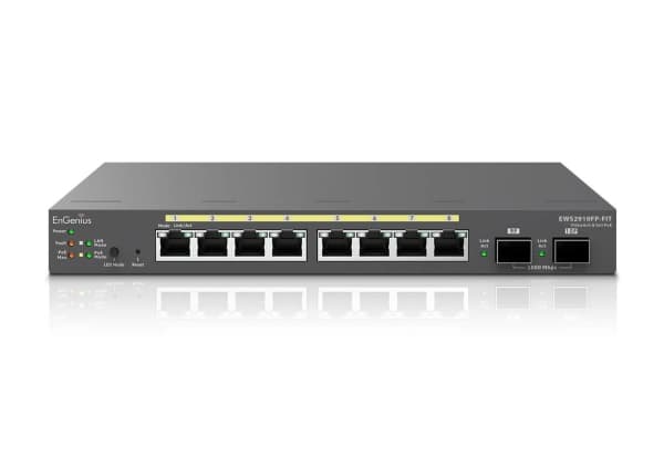 EnGenius EWS2910FP-FIT, Håndtert, L2/L3, Gigabit Ethernet (10/100/1000), Strøm over Ethernet (PoE) Grå