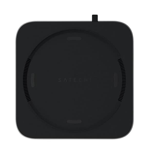 Hub multiports - Satechi - Mac Mini - 4 portar - USB-C och USB - Inbyggd stöd- och ventilationsfunktion