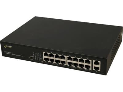 PULSAR Switch 16-portars S116 för 16 IP-kameror