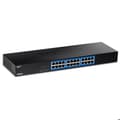 Miniatyrbild 1 av 2: TRENDNET Gigabit Switch - 24 portar - Rackmontering - Integrerad universell strömförsörjning