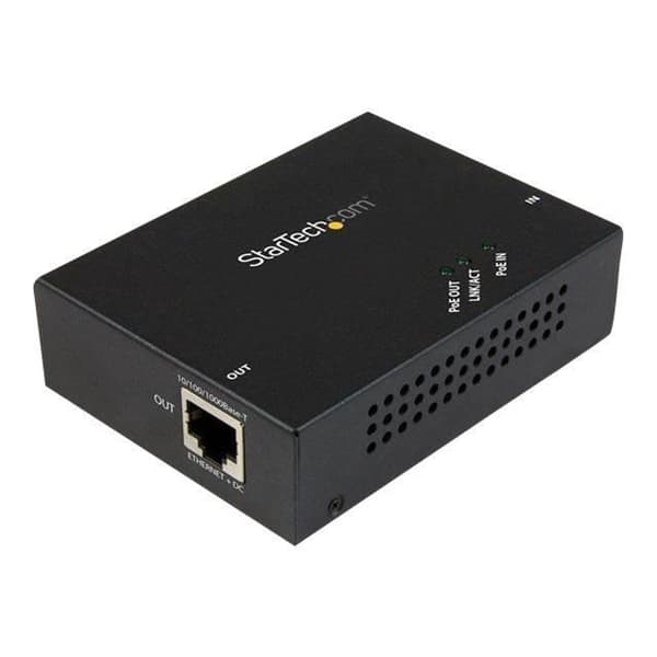 STARTECH 1-ports PoE+ Gigabit Repeater Power over Ethernet Extender - 100m - Nätverk (RJ-45)