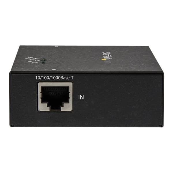 STARTECH 1-ports PoE+ Gigabit Repeater Power over Ethernet Extender - 100m - Nätverk (RJ-45) Svart