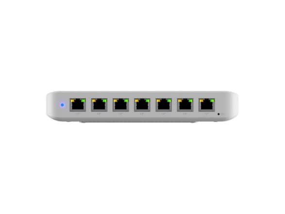 Ubiquiti UniFi Switch Ultra 60W - Kytkin - Hallittu - 7 x 10/100/1000 (PoE+) + 1 x 10/100/1000 (PoE++) - työpöytä, seinäasennus - PoE++ (52 W) - AC