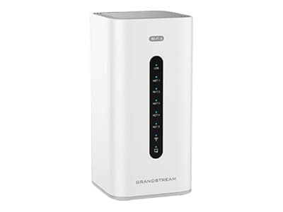 Grandstream GCC6000 Series GCC6010W - Ruter 5-port switch / 2-port SFP switch - 1GbE, 2.5GbE - Wi-Fi 6 - Dobbeltbånd Hvit