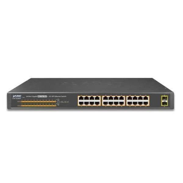 Planet GSW-2620HP, Managed Network Switch, 10G Ethernet (100-1000-10000), Ethernet-anslutning