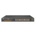 Miniatyrbild 2 av 2: Planet GSW-2620HP, Managed Network Switch, 10G Ethernet (100-1000-10000), Ethernet-anslutning