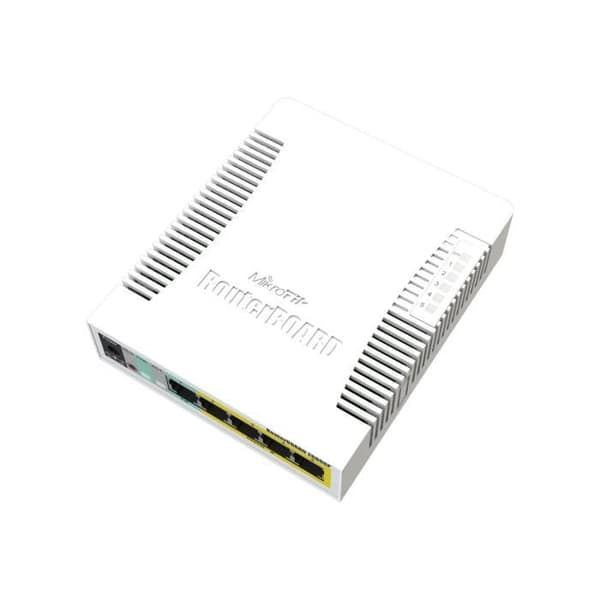 MikroTik RouterBOARD RB260GSP Managed Switch 1 x 10-100-1000 + 4 x 10-100-1000 (PoE) + 1 x SFP Desktop PoE