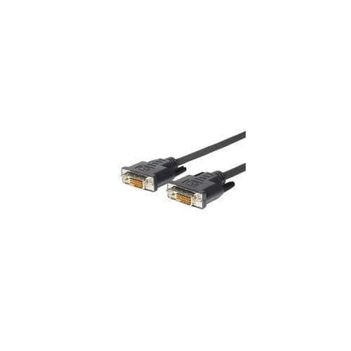 GENERISK 5712505316757 - KVM SWITCH - PRO DVI - D 24 + 1 M - M 1 M Slim Size professionell AV, 4k*2k 60Hz, DVI dubbellänk,