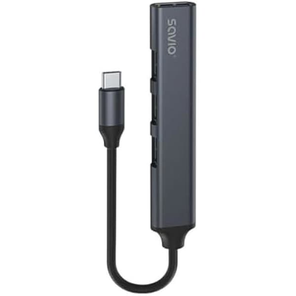 USB-hubb - Savio - AK-70 - Kvalitet till bästa pris - Flerfärgad - 15 x 8 x 2 cm