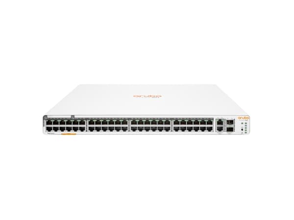 HPE Aruba Networking Aruba Instant On 1960 48G 40p Class4 8p Class6 PoE 2XGT 2SFP+ 600W, Managed, L2+, Gigabit Ethernet (10/100/1000), Power over Eth Valkoinen