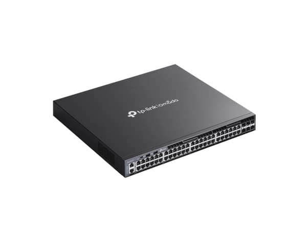 TP-Link Omada SG6654X, Hanterad, L3, Gigabit Ethernet (10/100/1000), Rackmontering, 1U