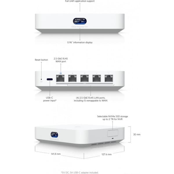 Ubiquiti UniFi Cloud Gateway Max -reititin