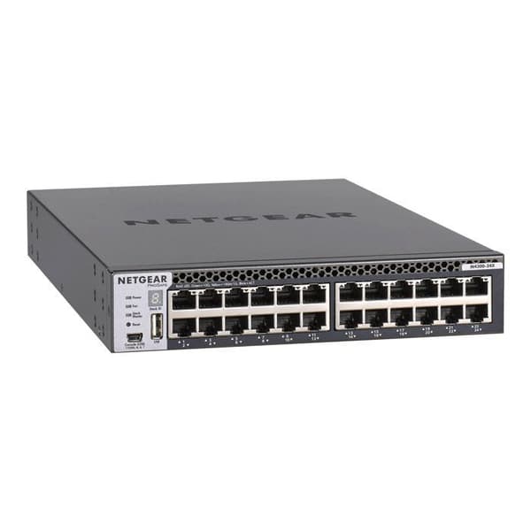 Switch hanterbar - NETGEAR - M4300-24X - 24x10GB-T - 4xSFP+ - Nivå 3 Svart