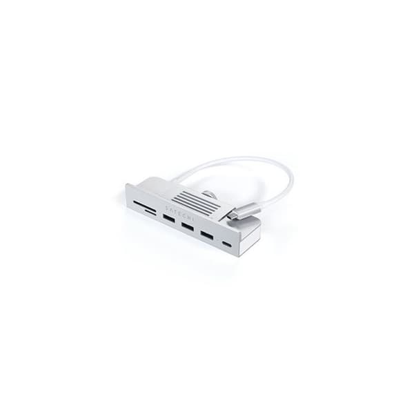 USB-hubb - Satechi - ST-UCICHS - 6 portar - Fäste för iMac 24'' - Aluminium Silver