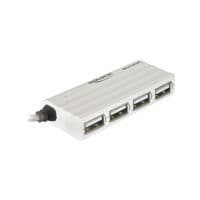 DeLock USB 2.0 HUB-hubb - 4 portar - Vit