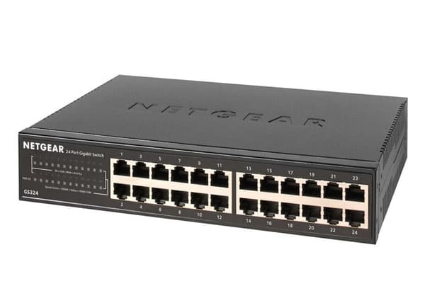Byt icke hanterbara 24 portar - NETGEAR - GS324-200EUS - Gigabit Ethernet - 24 portar