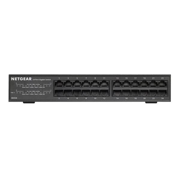 Byt icke hanterbara 24 portar - NETGEAR - GS324-200EUS - Gigabit Ethernet - 24 portar
