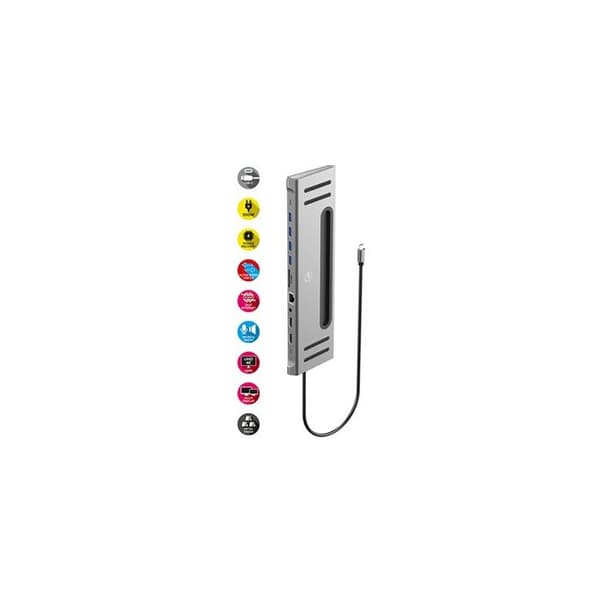 USB-C-hubb - Mobility Lab - DOCK 12 I 1 - 100W - 2 HDMI - Plug &amp; Play