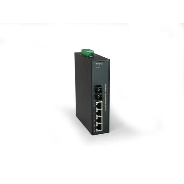 Nätverksswitch - LevelOne - IFP-0503 - 4 RJ-45-portar - Fast Ethernet - Full duplex Svart