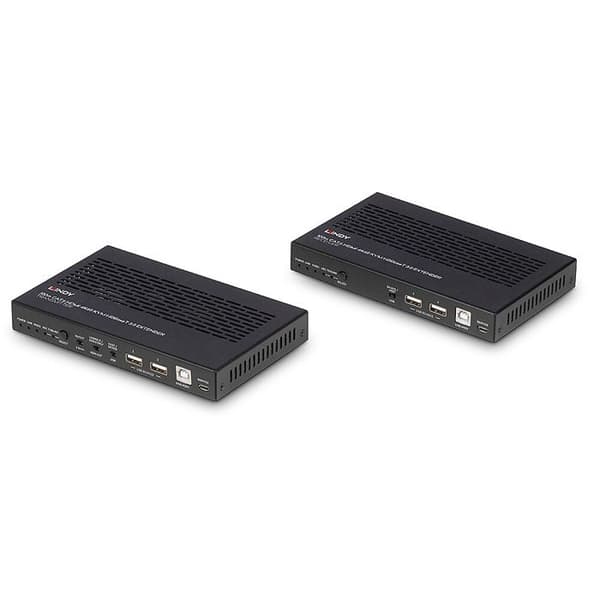LINDY KVM HDMI 4K60 extender över RJ45 HDBaseT 3.0 upp till 100m - Ljud / IR / RS232