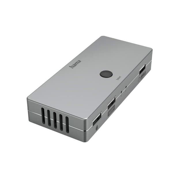 KVM-switch - Flerfärgad - 4 portar - 3 USB-A - 1 HDMI™ - Upplösning 4K Metallisk