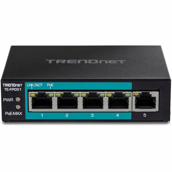 Switch Trendnet TE-FP051 Svart
