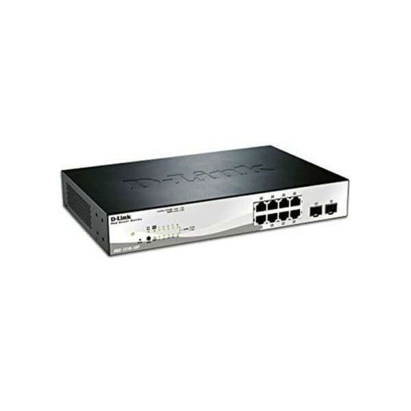 Skrivbords omkopplare D-Link DGS-1210-10P         10 Puertos RJ45