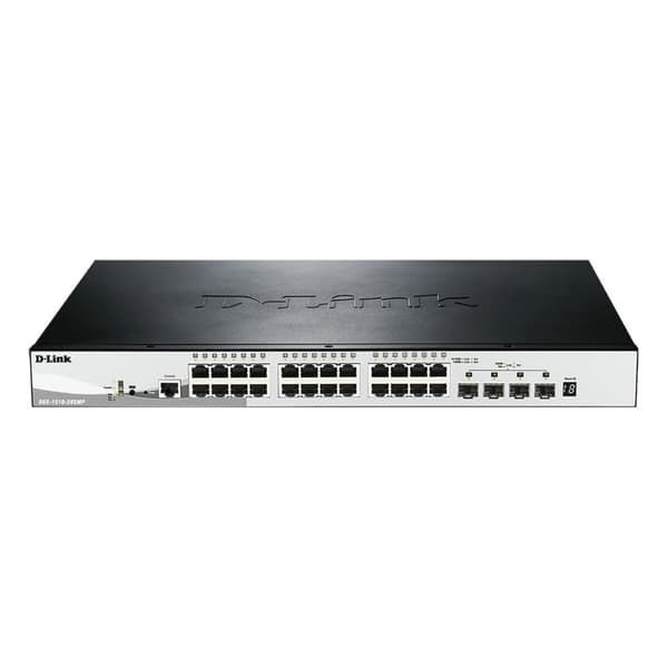 Switch D-Link DGS-1510-28XMP/E Svart, Grå