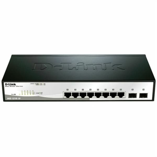 Switch D-Link DGS-1210-10/E Svart, Grå
