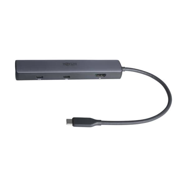 Dockningsstation - Tripp Lite - Tripp Lite USB-C Multiport Adapter - 8K HDMI, 3 USB Hub-portar, Gigabit Ethernet, 100W PD-laddning,