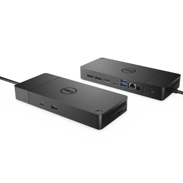 DELL WD19TBS-180W MED TRÅD USB 3.2 GEN 2 (3.1 GEN 2) TYP-C SVART (DELL