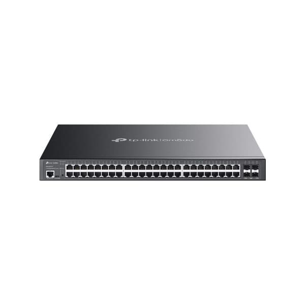 TP-Link Omada SG3452XMPP Switch - Managed - 48 RJ-45-portar - L2+ - QoS - 1U Rack Svart