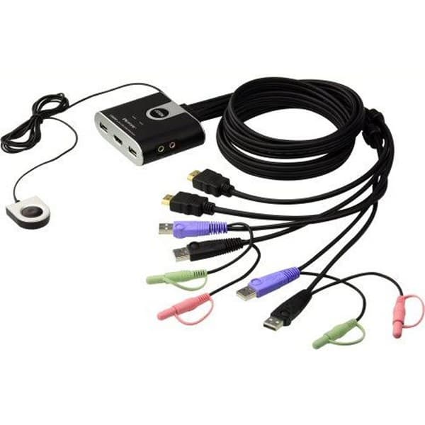 ATEN CS692 2-portars KVM-switch, HDMI, USB, ljud...