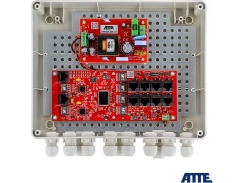 ATTE 8-PORTARS POE EXTERN SWITCH FÖR 8 IP-KAMEROR IP-8-20-L2