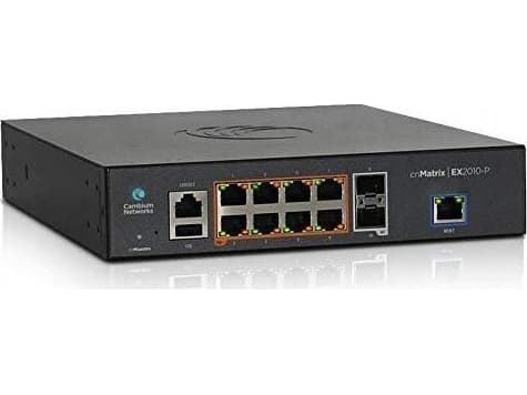 Cambium Networks cnMatrix EX2010-P, hanterad, L2+/L3, Gigabit Ethernet (10/100/1000), Rackmontering, 1U