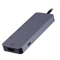 Miniatyrbild 4 av 4: Adaptator och omvandlare - Tnb - USB-C HUB 6 I 1 - Aluminium - Plug &amp; Play - Siderisk grå