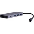 Miniatyrbild 1 av 4: Adaptator och omvandlare - Tnb - USB-C HUB 6 I 1 - Aluminium - Plug &amp; Play - Siderisk grå