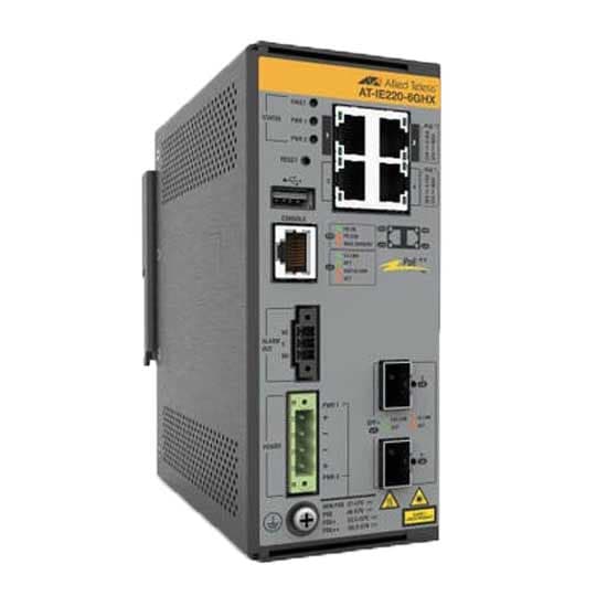 Allied Telesis At-ie220-6ghx-80 Verkkokytkim Harmaa