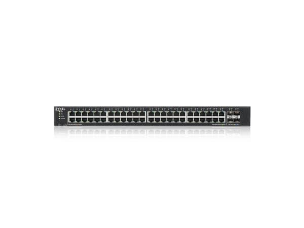 Zyxel XGS1935 Series XGS1935-52 - Switch - hanterad - L3 Lite - smart - 48 x 10/100/1000 + 4 x 10 Gigabit SFP+ (upplänk) - rackmonterbar - för Zyxel