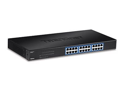TRENDnet TEG S24G - Switch - 24 x 10/100/1000 - rackmonterbar - TAA-kompatibel