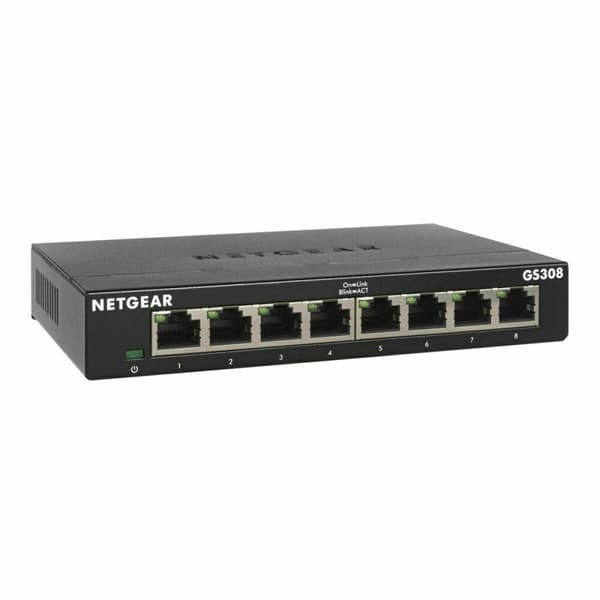 Switch Netgear GS308-300PES 16 Gbps Sort