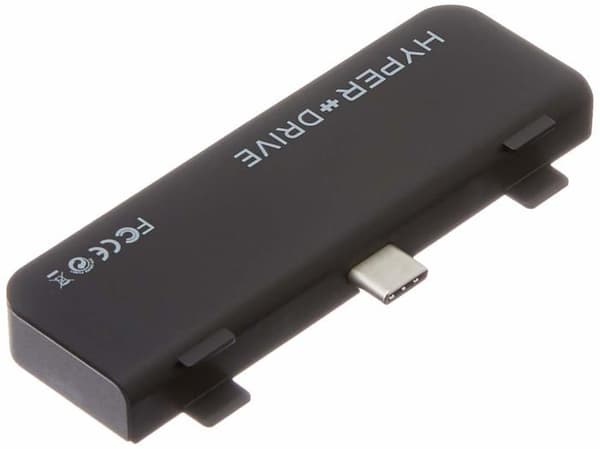 Hyper Hub - HD319E-Grå - 4-i-1 USB C Hub Drive för iPad Pro (Space Grey)