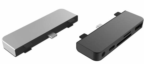 Hyper Hub - HD319E-Grå - 4-i-1 USB C Hub Drive för iPad Pro (Space Grey)