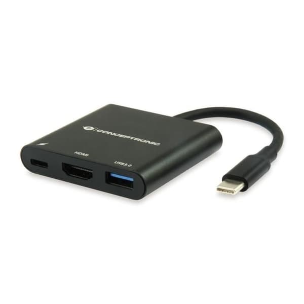 Conceptronic USB Hub DONN01B Svart