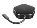 Miniatyrbild 3 av 3: USB-C-hubb - D-Link - DUB-M420 - 4-i-1 - HDMI 4K - Laddning 60W - 4 portar