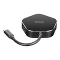 Miniatyrbild 1 av 3: USB-C-hubb - D-Link - DUB-M420 - 4-i-1 - HDMI 4K - Laddning 60W - 4 portar