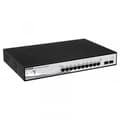 Miniatyrbild 2 av 3: Switch - D-Link - DGS-1210-10P/E - 8 portar PoE RJ-45 - 2 portar SFP - Gigabit Ethernet