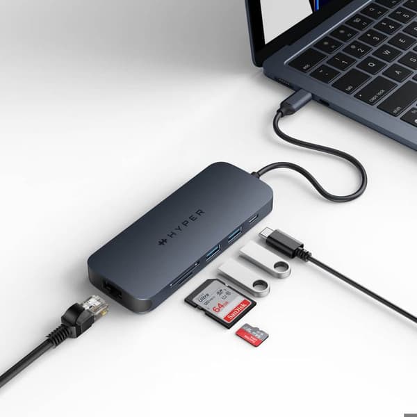Hyper HUB USBC 8 EN 1 ECOSMART